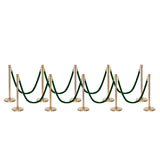 Ensemble Premium de Barrière à Corde et Poteau Flexibarrier - y compris les cordes torsadées