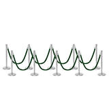 Ensemble Premium de Barrière à Corde et Poteau Flexibarrier - y compris les cordes torsadées