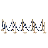Ensemble Premium de Barrière à Corde et Poteau Flexibarrier - y compris les cordes torsadées