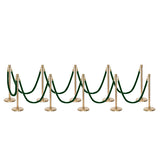Ensemble Premium de Barrière à Corde et Poteau Flexibarrier - y compris les cordes torsadées