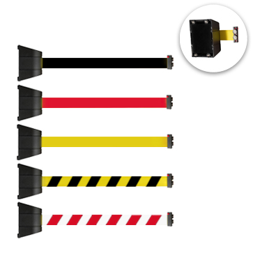 Support mural FlexiBarrier - Magnétique - (sangle de 4,5 ou 10,0 mètres)