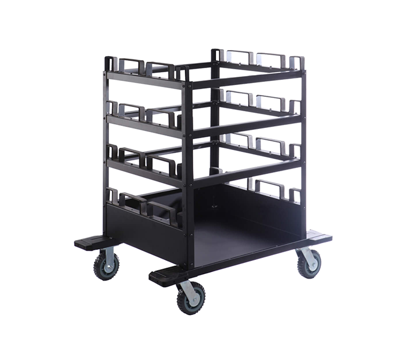 Chariot de Rangement Horizontal pour 12 Poteaux