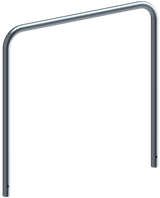 Arceaux en tube d'acier Ø 48 mm, sans barre transversale