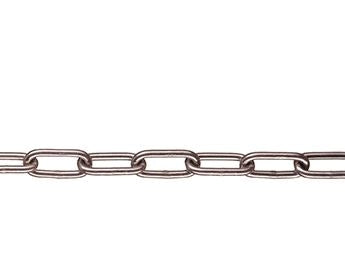 Chaîne de barrière en acier, galvanisée (Ø 6-10 mm, rouleaux de 25 m)