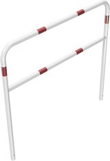 Anneaux en tube d'acier avec barre transversale (Ø48mm)