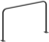 Arceaux en tube d'acier Ø 48 mm, sans barre transversale