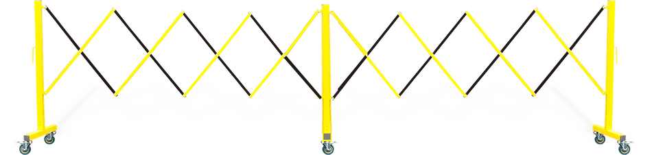 FlexiBarrier - Barrière extensible - sur roues (4,9 m)