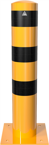 Bollards de sécurité XXL en acier - Solide - (Ø152-323mm)