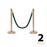 Ensemble Premium de Barrière à Corde et Poteau Flexibarrier - y compris les cordes torsadées