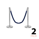 Ensemble Premium de Barrière à Corde et Poteau Flexibarrier - y compris les cordes torsadées