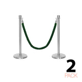 Ensemble Premium de Barrière à Corde et Poteau Flexibarrier - y compris les cordes torsadées