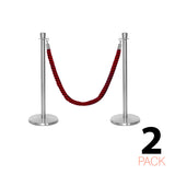 Ensemble Premium de Barrière à Corde et Poteau Flexibarrier - y compris les cordes torsadées