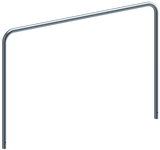 Arceaux en tube d'acier Ø 48 mm, sans barre transversale