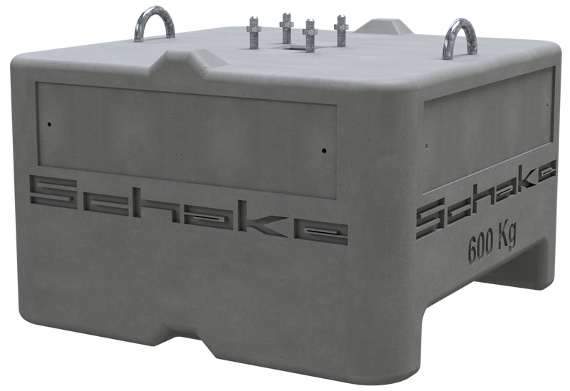 Base de montage en béton robuste – 600 kg