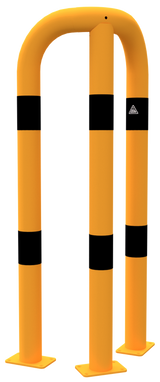 Arceau anti-encastrement 90° à côtés égaux (Ø 76 mm)