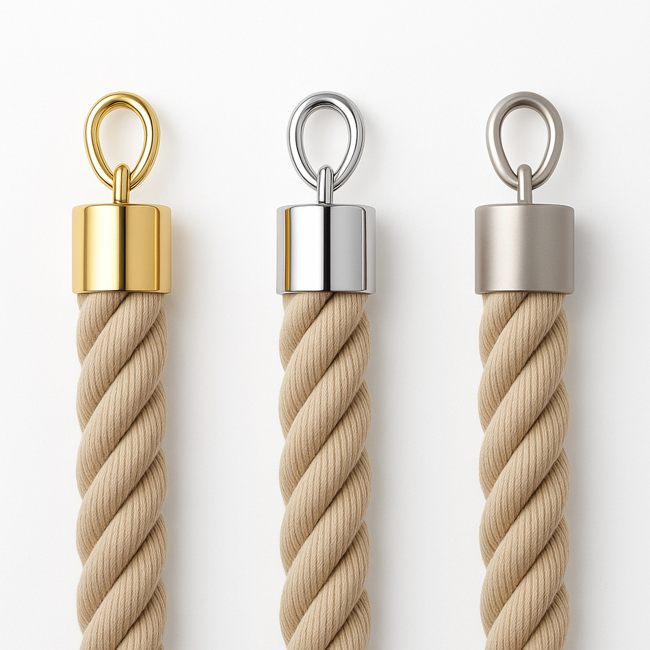 Main courante en corde pour escalier – Chanvre (35 mm)