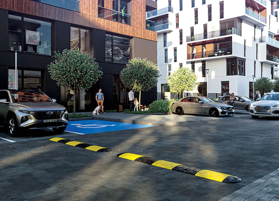 Ralentisseur en caoutchouc -Excellent- (hauteur 50 mm)