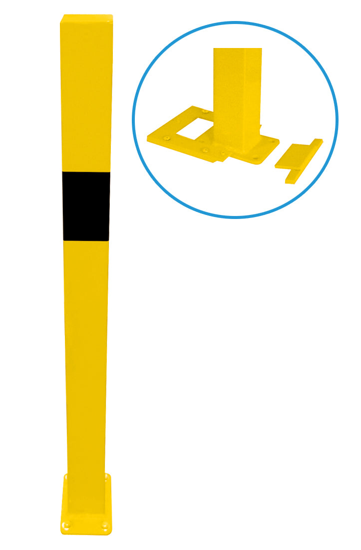 Poteaux de garde-corps pour -Brooklyn- amovibles pour ouverture temporaire des voies d'accès