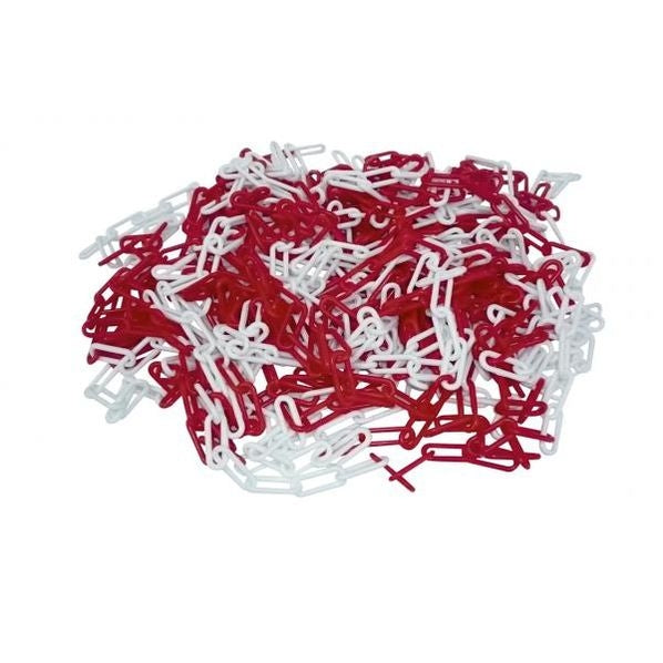 Chaîne de barrière en acier, galvanisée (10m, diverses couleurs)