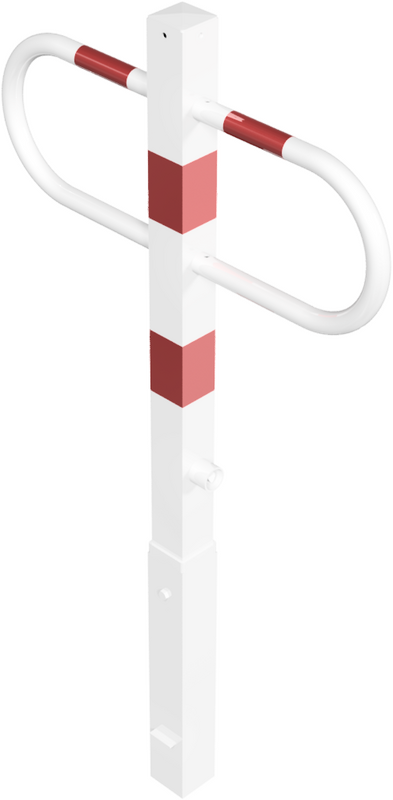 Barrière amovible ParkGuard pour passage et parking (900 mm au-dessus du sol)