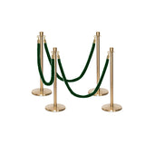 Ensemble Premium de Barrière à Corde et Poteau Flexibarrier - y compris les cordes torsadées