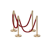 Ensemble Premium de Barrière à Corde et Poteau Flexibarrier - y compris les cordes torsadées