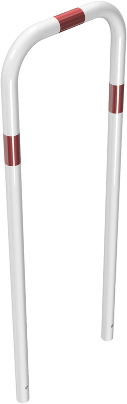 Arceaux en tube d'acier Ø 48 mm, sans barre transversale