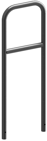 Anneaux en tube d'acier avec barre transversale (Ø48mm)