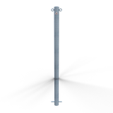 Borne à chaîne en acier (avec 2 œillets)