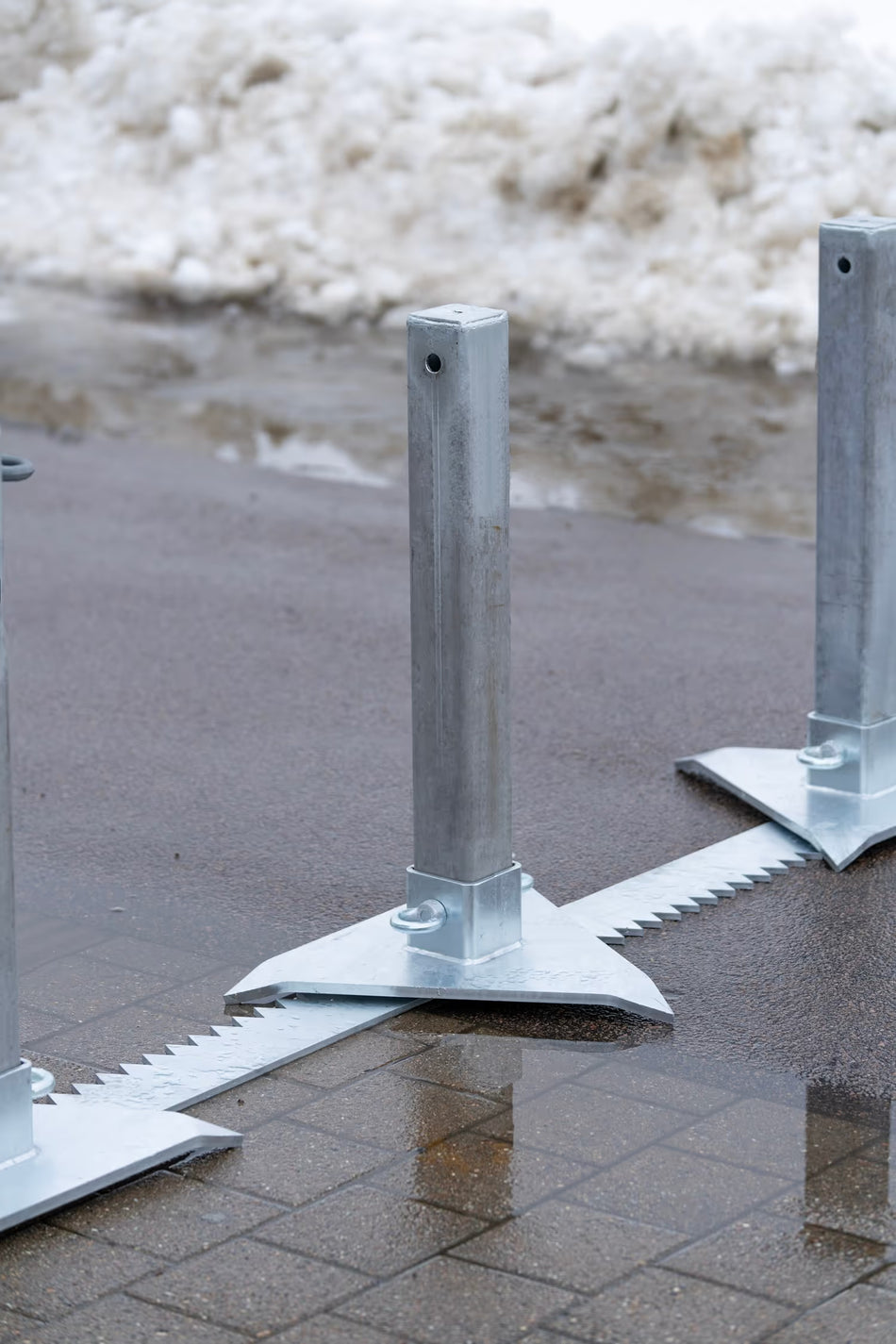 Barrière routière – Système mobile de barrière anti-bélier pour véhicules – Certifié ISO 22343