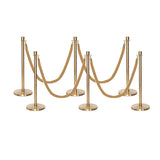 Ensemble Premium de Barrière à Corde et Poteau Flexibarrier - y compris les cordes torsadées