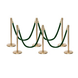 Ensemble Premium de Barrière à Corde et Poteau Flexibarrier - y compris les cordes torsadées