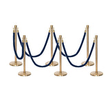 Ensemble Premium de Barrière à Corde et Poteau Flexibarrier - y compris les cordes torsadées