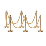 Ensemble Premium de Barrière à Corde et Poteau Flexibarrier - y compris les cordes torsadées
