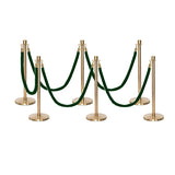 Ensemble Premium de Barrière à Corde et Poteau Flexibarrier - y compris les cordes torsadées