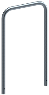 Arceaux en tube d'acier Ø 48 mm, sans barre transversale