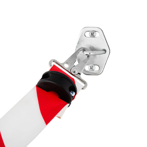 Support mural - Ceinture de barrière à enrouleur