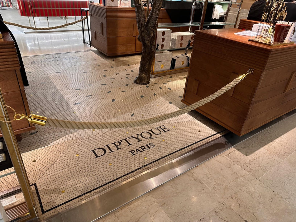 Corde de barrière -Chanvre- avec extrémités à mousqueton (Ø25 ou 35mm)