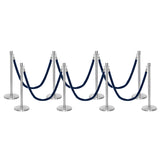 Ensemble Premium de Barrière à Corde et Poteau Flexibarrier - y compris les cordes torsadées