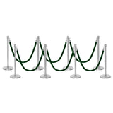 Ensemble Premium de Barrière à Corde et Poteau Flexibarrier - y compris les cordes torsadées