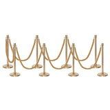 Ensemble Premium de Barrière à Corde et Poteau Flexibarrier - y compris les cordes torsadées