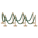 Ensemble Premium de Barrière à Corde et Poteau Flexibarrier - y compris les cordes torsadées