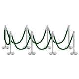 Ensemble Premium de Barrière à Corde et Poteau Flexibarrier - y compris les cordes torsadées