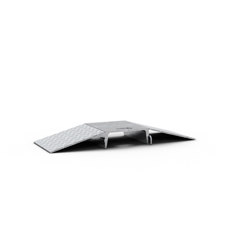 Pont pour tuyaux et câbles robustes – Galvanisé