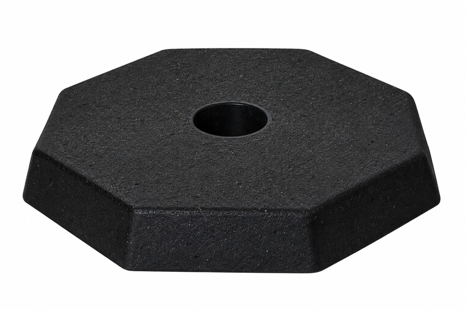 Flexibarrier Base en caoutchouc robuste pour poteaux de 60mm – 6.9 kg