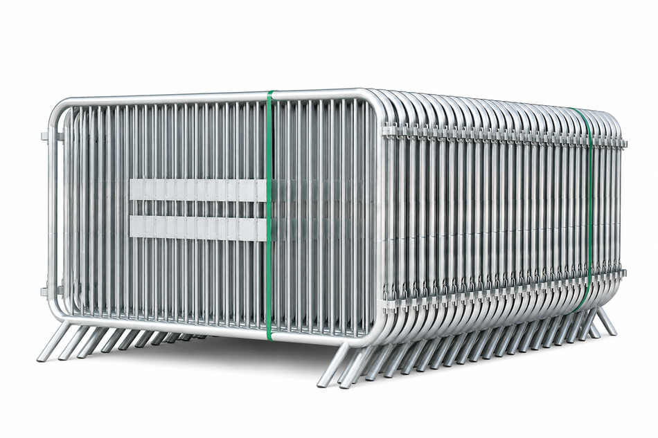 Flexibarrier Barrière de foule - Basic - Pied fixe, Pack X-Large (115m) sans réflecteurs