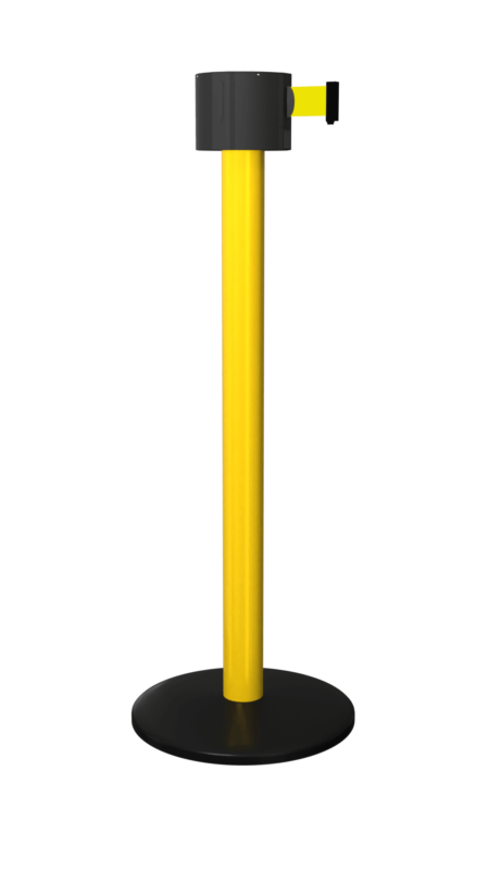 Poteau à sangle FlexiBarrier - SafetyPlus 775 - (sangle de 16.8m/23m)