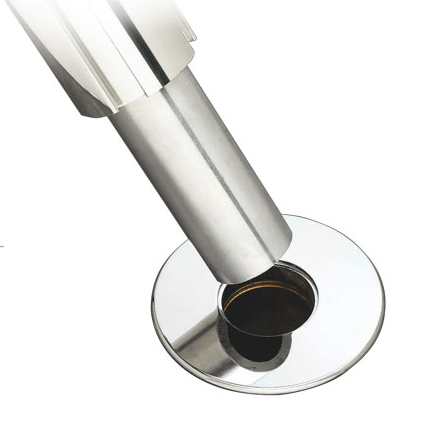 Prise de sol pour poteau à sangle dissimulée Beltrac (pièce de rechange)