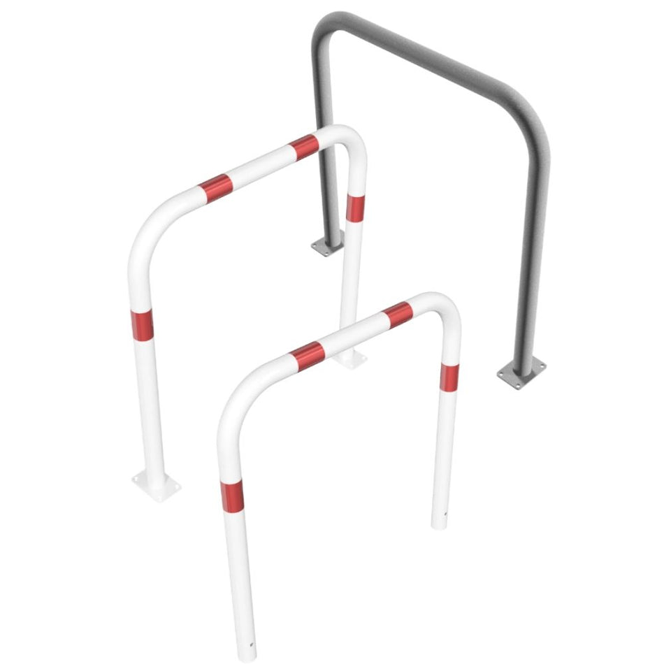 Anneaux en tube d'acier Ø 60 mm, sans barre transversale