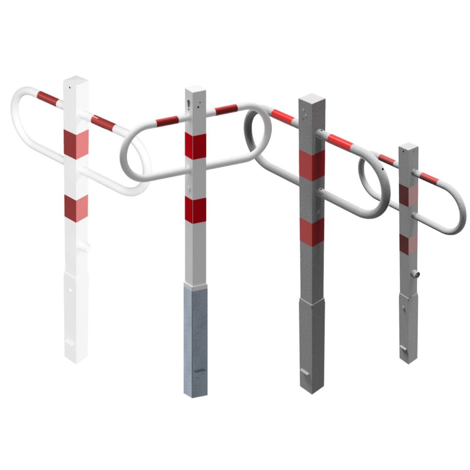 Barrière amovible ParkGuard pour passage et parking (900 mm au-dessus du sol)